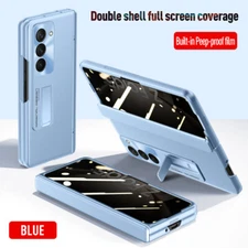 For Samsung Galaxy Z Fold5 Slim Privacy Screen Protector Case with Hidden Stand