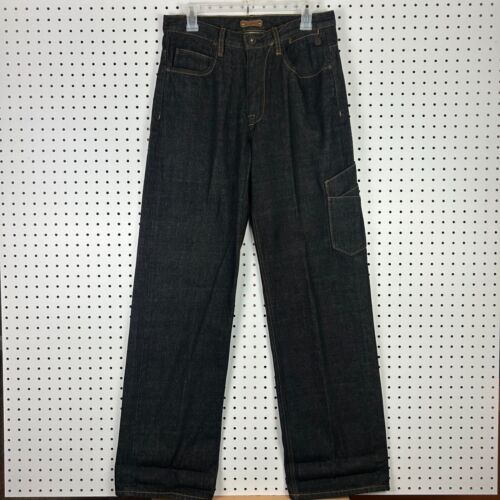G Unit Black Baggy 90s Hip Hop Jean Size 30x34 Cargo Streetwear Skate Denim Punk