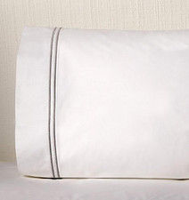 Grande Hotel Collection by - Pair of King Pillowcases 22X42 White/White