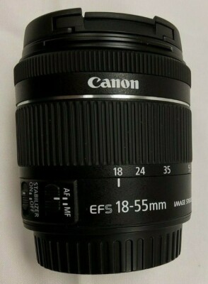 New Canon EF-S 18-55mm F4-5.6 IS STM Lens For 700D 800D 200D Rebel