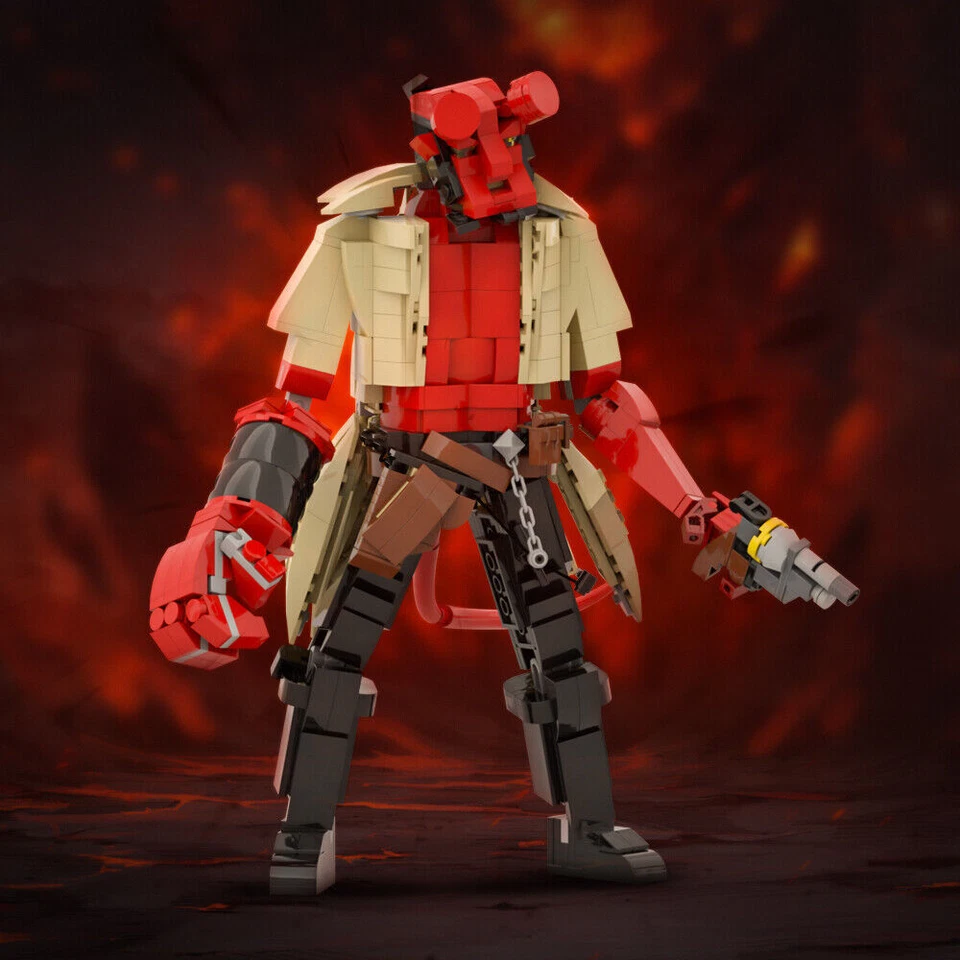 可动人偶 MOC 积木套装,电影模型砖玩具儿童和成人 — 第 2/4 张图片