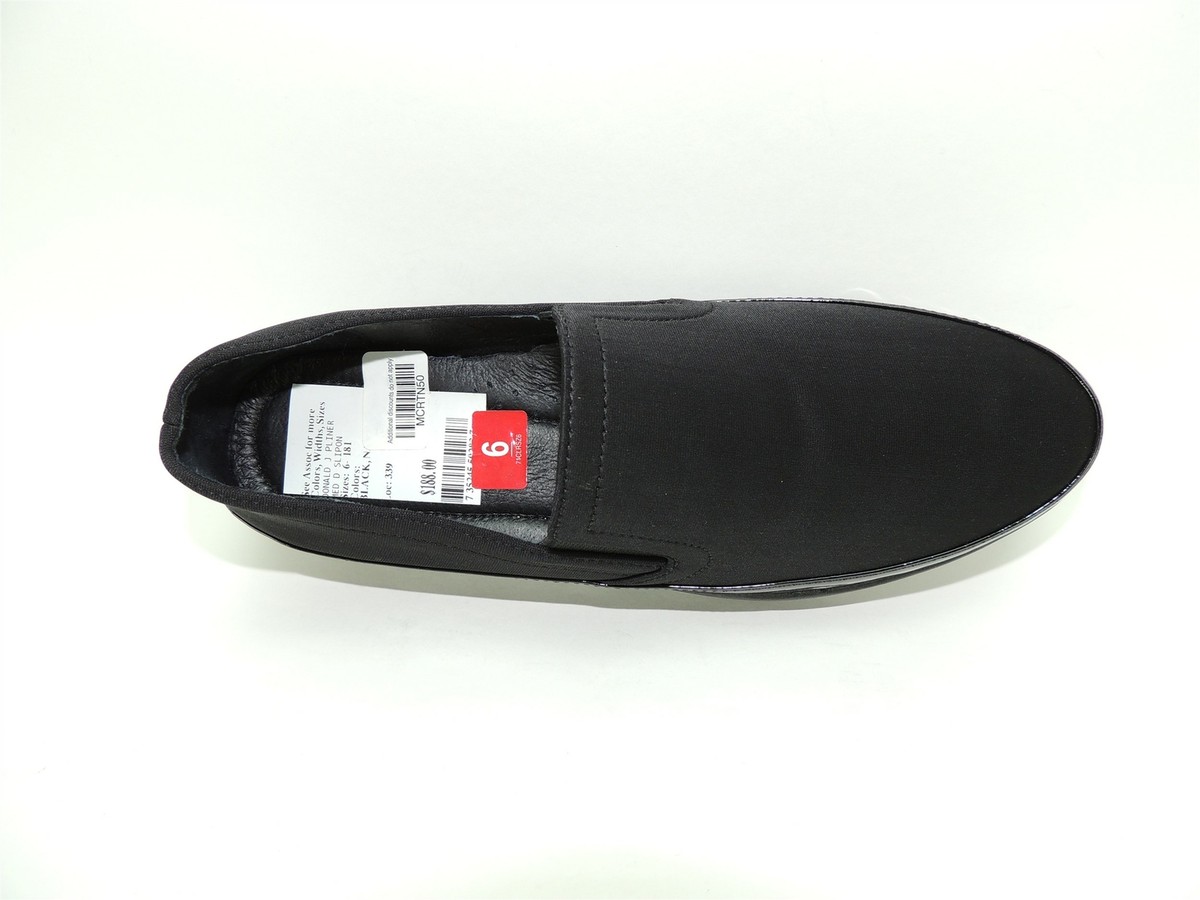 Donald J Pliner Women\'s Meg-D Slip-On Flats Black Crepe Elastic Size 7M Donald J Pliner Women main image 3