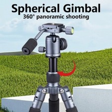 Small Travel Tripod with Adjustable Height for DSLR Cameras and Smartphones
