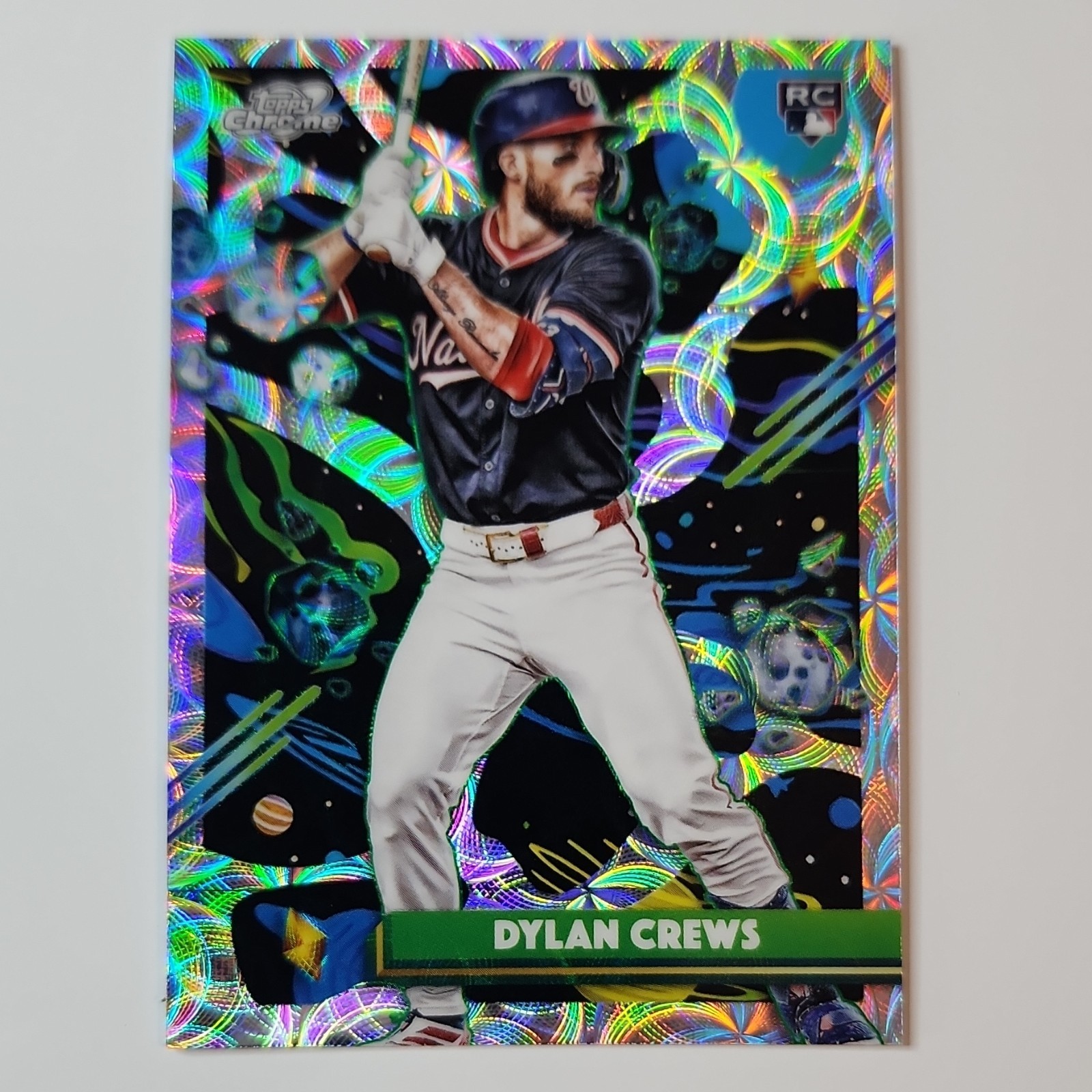 topps cosmic chrome 2025 Dylan Crews nucleus rookie #194 nationals baseball card