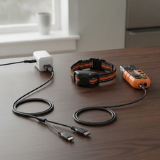 Bousnic Dog Shock Collar Charger - 2-Pack 39.4in Cables with USB Compatibility