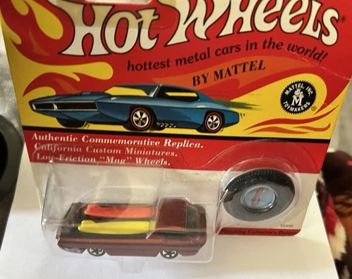 Vintage Hot Wheels California Custom 1968 Red Delta Die Cast Car - Vintage Coll