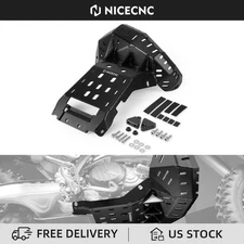 NICECNC Skid Plate Pipe Guard For Husqvarna 250/300 TC/TX 2023-2025 TE 2024-2025