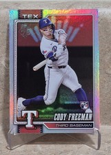 2026 TOPPS SERIES 1 CODY FREEMAN RC RAINBOW FOIL #224 TEXAS RANGERS