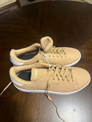 adidas Urban Court Men's Low Top Sneakers Beige/White Lace-Up Rubber IF4078