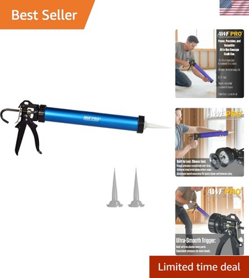 #ad Lightweight 12:1 Sausage Caulking Tool Aluminum Barrel amp; Pressure Release $70.19