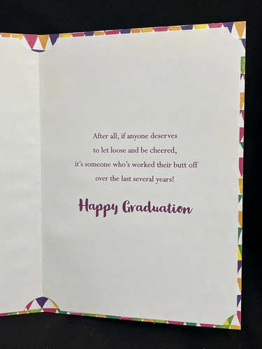 Graduation Greeting Card w/Envelope - Picture 4 of 5