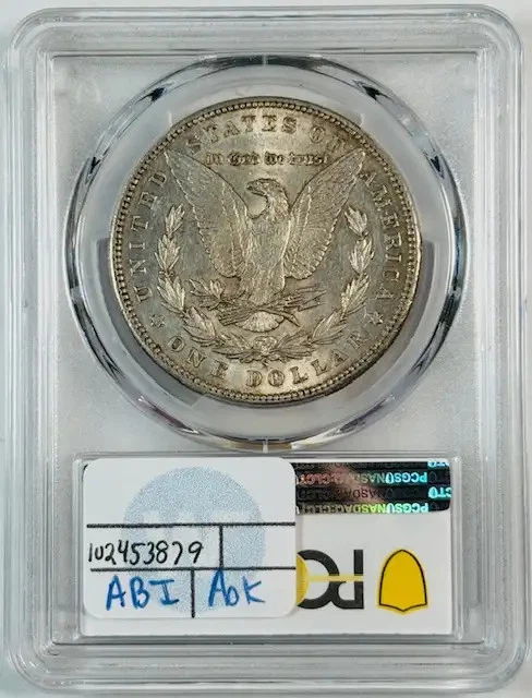 1899 S Morgan Silver Dollar PCGS AU-53 - Image 2 of 2