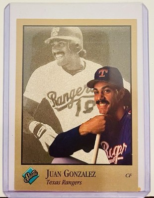 Juan Gonzalez 1992 Leaf Studio #242 Texas Rangers MLB FREE SHIPPING!
