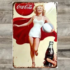 Coke Coca-Cola 8 x 12 Novelty Metal Sign Shrink-wrapped New!