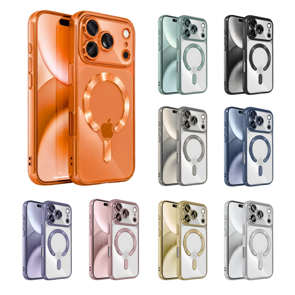 Hülle für iPhone 17 16 15 14 13 12 11 Pro Max Plus E MagSafe Cover Schutz Case - Bild 1 von 4