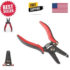 Durable Heat-Treated Wire Stripper with Serrated Grip Perfect for AWG 20-30
