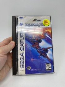 Galactic Attack (Sega Saturn 1995) -  Complete CIB w/ Registration Card
