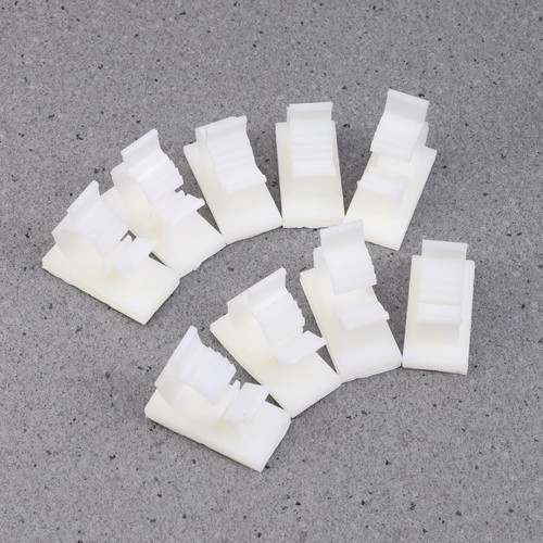 20 Pcs Clips de Gestion de Câble Clips de Fil pour Câbles Support Pinces Adhésives - Photo 6/11