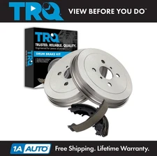 TRQ Rear Brake Drum & Shoe Kit LH Driver & RH Passenger Sides for Scion xA xB