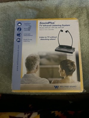 Sound Plus TV Infrared Listening System WIR 237 NEW