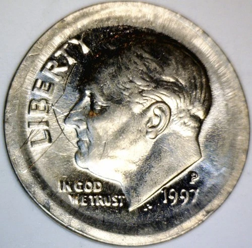 1997-P Roosevelt Dime — photo from the most recent tracked eBay sale