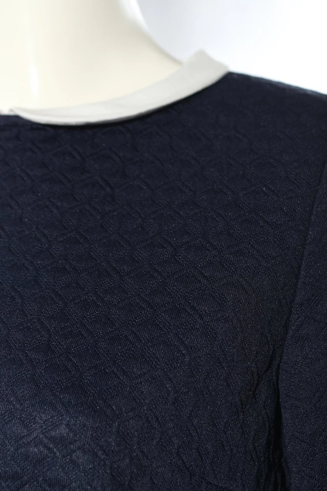 NAF NAF Blouse à manches longues Dames Blouse T EU 36 bleu-blanc - Photo 4/4