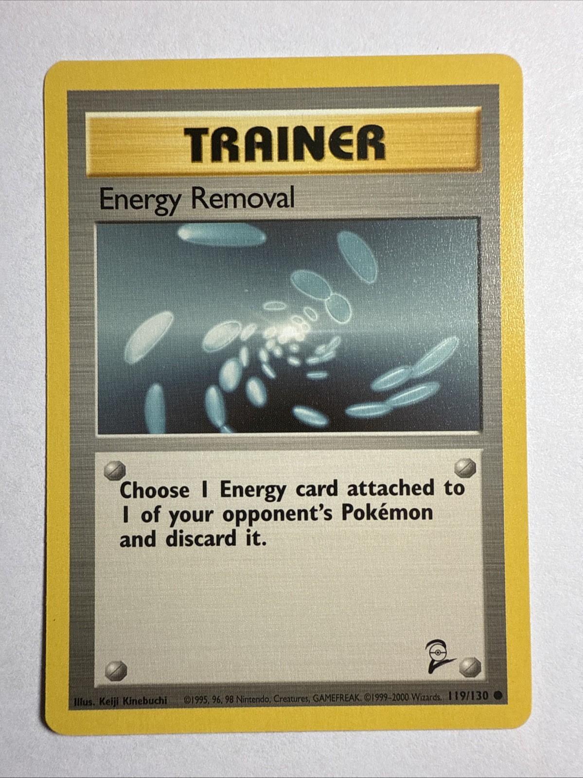 BASE SET 2 - LP - Energy Removal 119/130 Pokemon VIntage WOTC English (US Seller