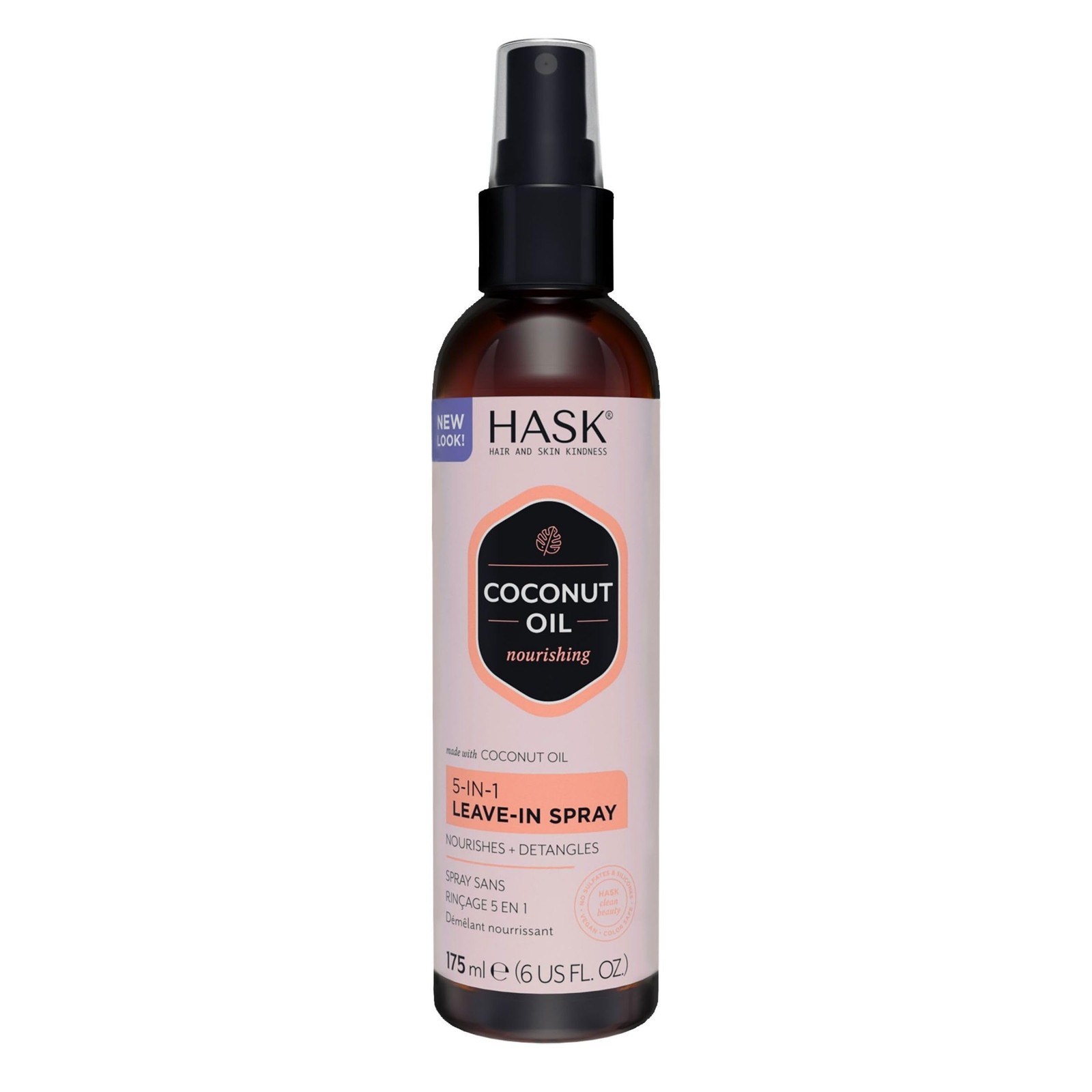 HASK Coconut Nourishing 5-in-1 Leave-In Conditioner 175 ml (Pack of 1), White - Image 2