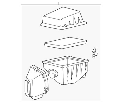 Genuine Nissan Air Cleaner Assembly 16500-8J010