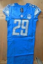 Detroit Lions  2023 game used football  jersey 90th season  patch