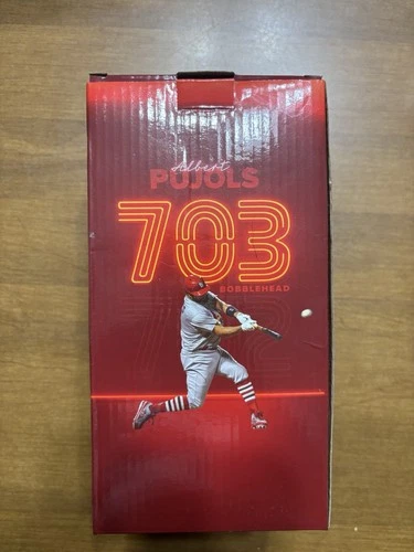 Albert Pujols 703 Club Light-Up Bobblehead Brand New In Box