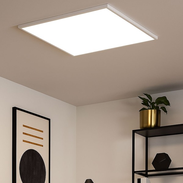 Deckenleuchte Aufbaupanel Deckenlampe KüChenleuchte Weiß 1 Flammig Led L 59,5 Cm-image