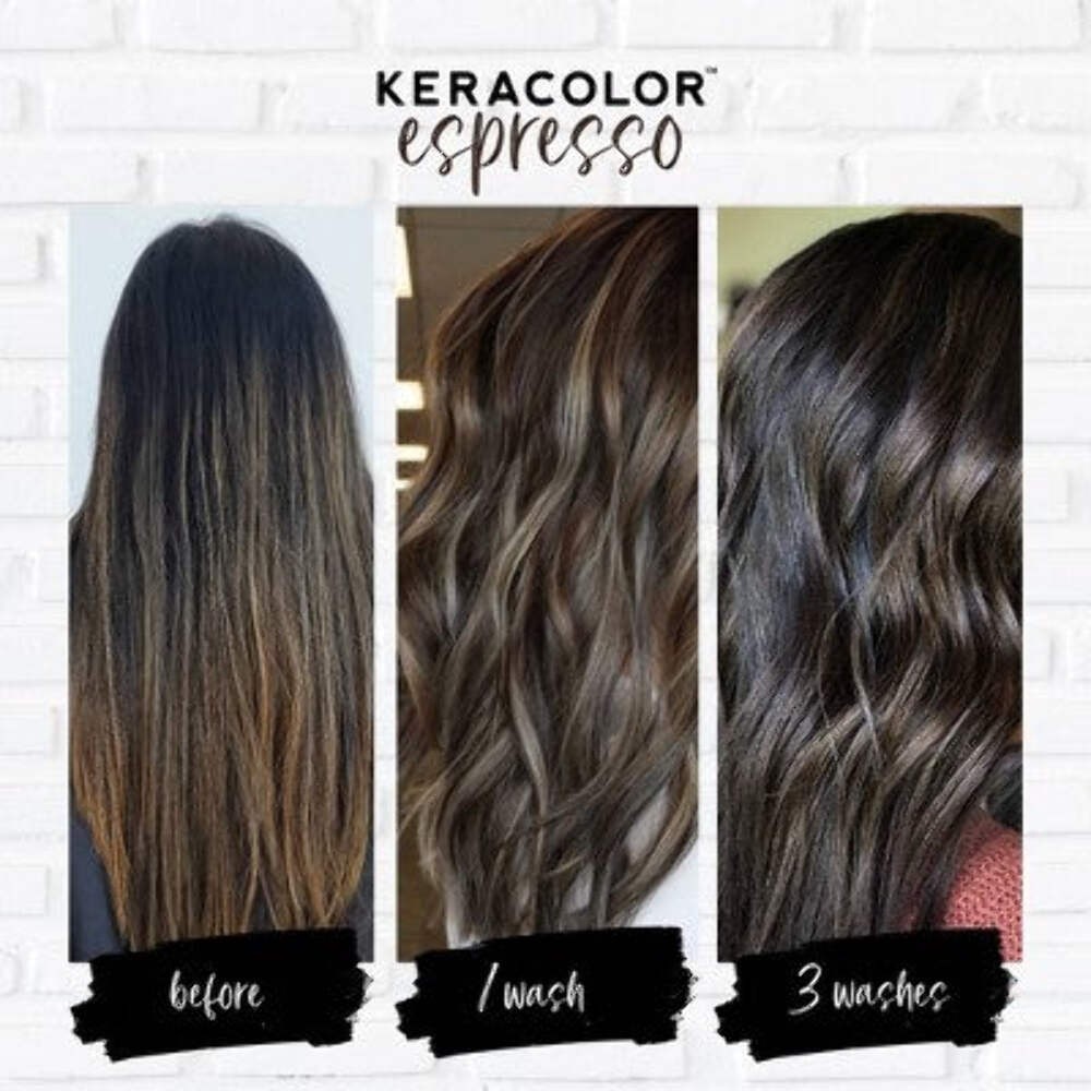 Keracolor Color + Clenditioner Temporary Hair Color Espresso 12 fl oz - Imperfec