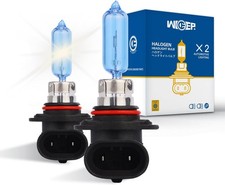 HB3/9005 Halogen Headlight Bulbs, Standard DC 12V 65W High/Low Beam, 5000K White