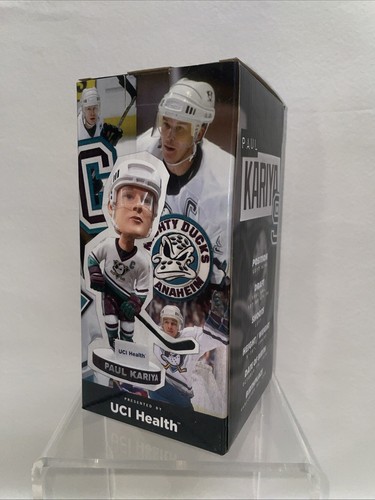 Paul Kariya LEGACY NIGHT 2023-24 Anaheim Mighty Ducks Bobblehead - Picture 14 of 15