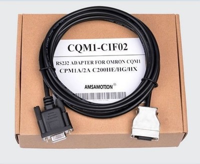 1PC AMSAMOTION CQM1-CIF02 PLC Cable New In Box For   CPM1A/2A CQM1 #fb