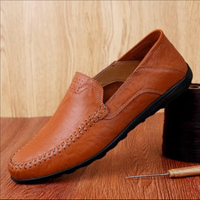 Breathable slip on casual loafers for men by ZUAUOOT