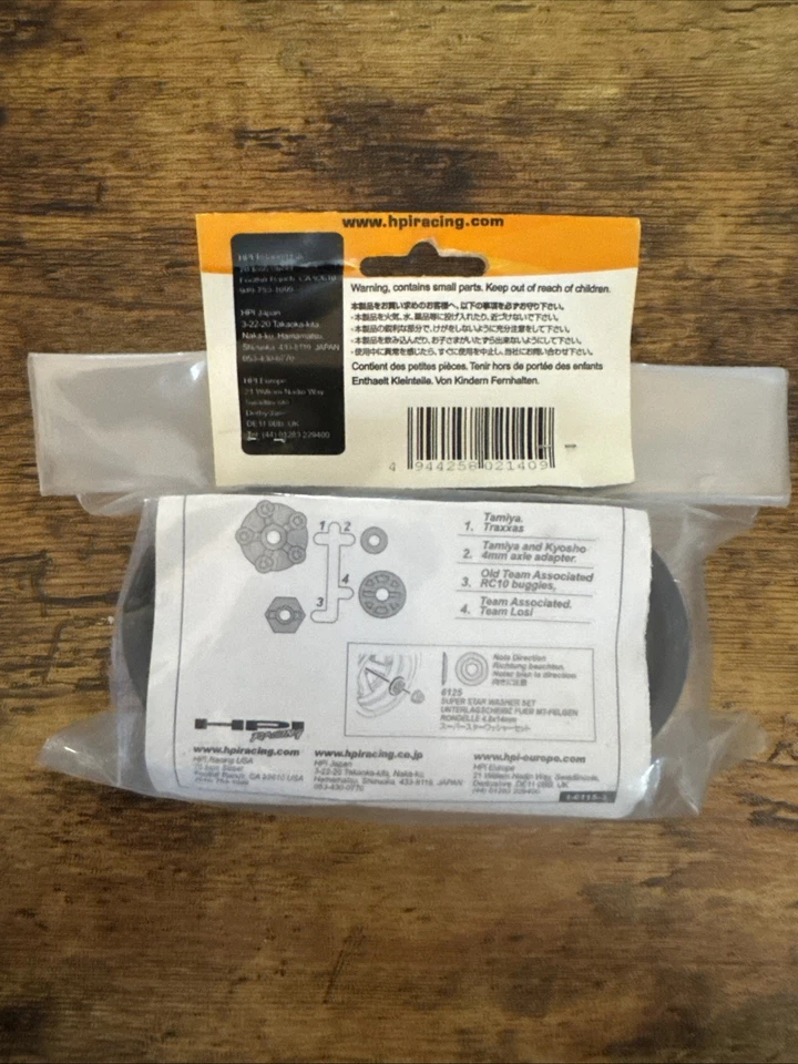 Vintage HPI Racing 2140 Super Star MT MT2 Rush Firestorm Truck Rear 55x50mm NIB - Image 2 of 2