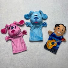 Melissa Doug Blues Clues You Hand Puppets Blue Magenta Josh Set