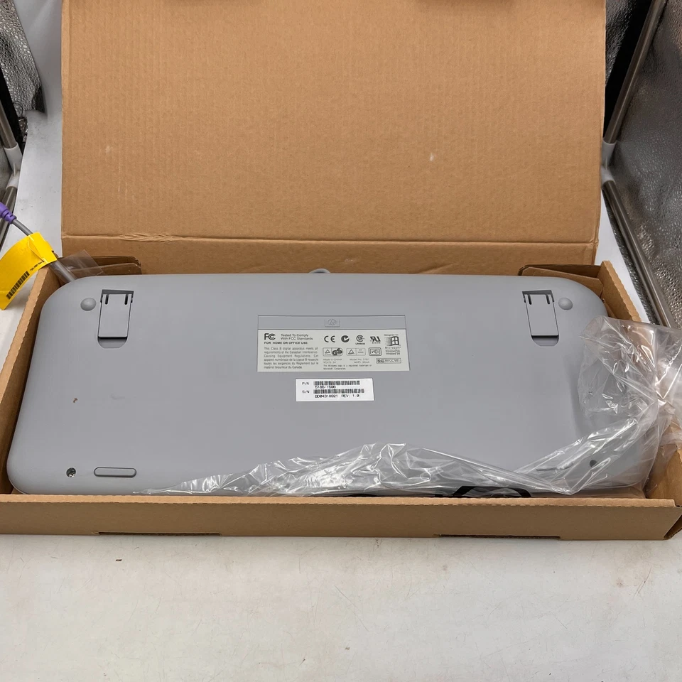 Vintage NOS HP SK 5181 Wired PS/2 Desktop Computer Keyboard 5185-1596 Clicky - Image 4 of 4