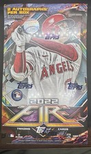 2022 TOPPS FIRE HOBBY BOX 2 AUTOS PER BOX FACTORY SEALED
