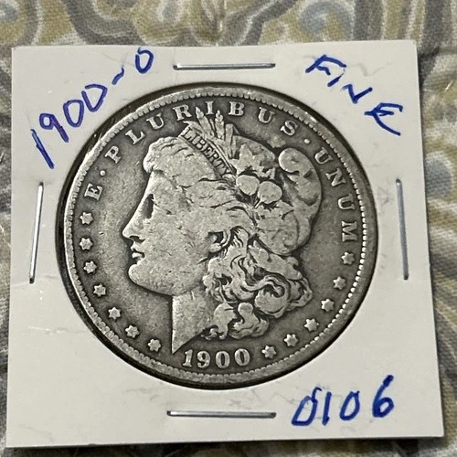 1900-O Morgan Silver Dollar Circulated Fine