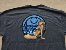 Vintage Y2K HIC Tshirt 4XL Gray Excellent Graphics No Rot Mild Fading 1 Hole