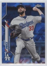 2020 Topps Chrome Sapphire Edition David Price #299 11qz