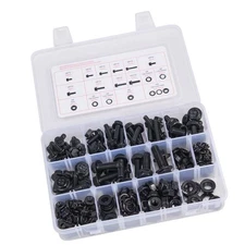 280 Pcs Bolts Nuts Assortment Kit Metric Alloy Steel M6 M8 M10