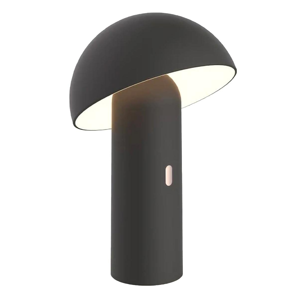 Lampe de table sans fil LED blanc chaud TOD BLACK H28cm à tête orientable