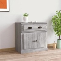 Sideboard Sonoma Eiche Grau 70X35,5X67,5 Cm Holzwerkstoff Kommode