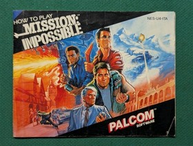 Mission Impossible Nintendo NES Scatola E Istruzioni No Gioco