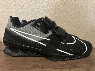 Nike Romaleos 4 Black-White-Black WeIightlifting Shoes Mens Sz 9