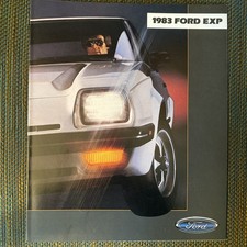 Vintage 1983 Ford Exp Sales Brochure